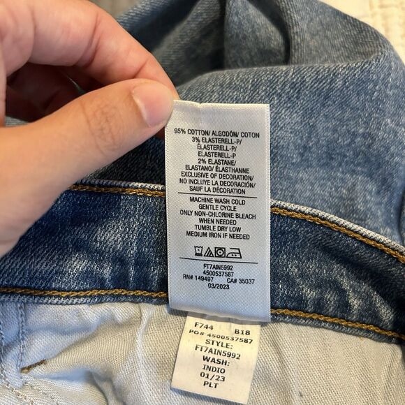 Favorite Daughter Jeans Valentina High Rise Mini Boot Cut Indio 34 Light Blue - Picture 11 of 15